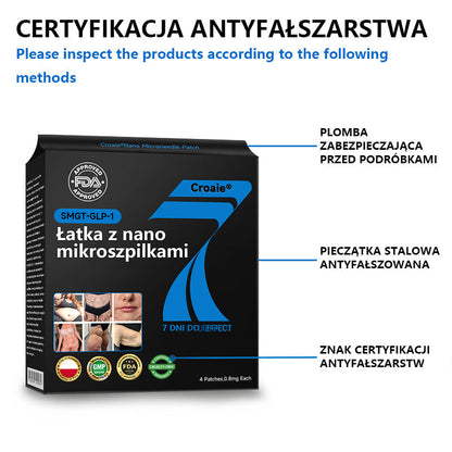 🔥[Zobacz wyniki w ciągu 7 dni 🛡Croaie® SMGT-GLP-1 Nano Microneedle Patch （Bezbolesny, długotrwały, zajmujący się cukrzycą, otyłością i chorobami układu krążenia）.