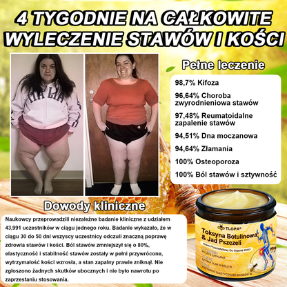 TLOPA® Toksyna botulinowa i jad pszczeli Balsam Łagodzący Ból i Leczenie Kości🐝🌿 (Polecane dla seniorów przez ortopedów)🎁