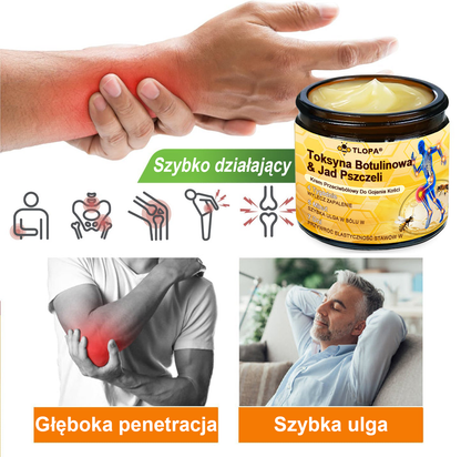 TLOPA® Toksyna botulinowa i jad pszczeli Balsam Łagodzący Ból i Leczenie Kości🐝🌿 (Polecane dla seniorów przez ortopedów)🎁