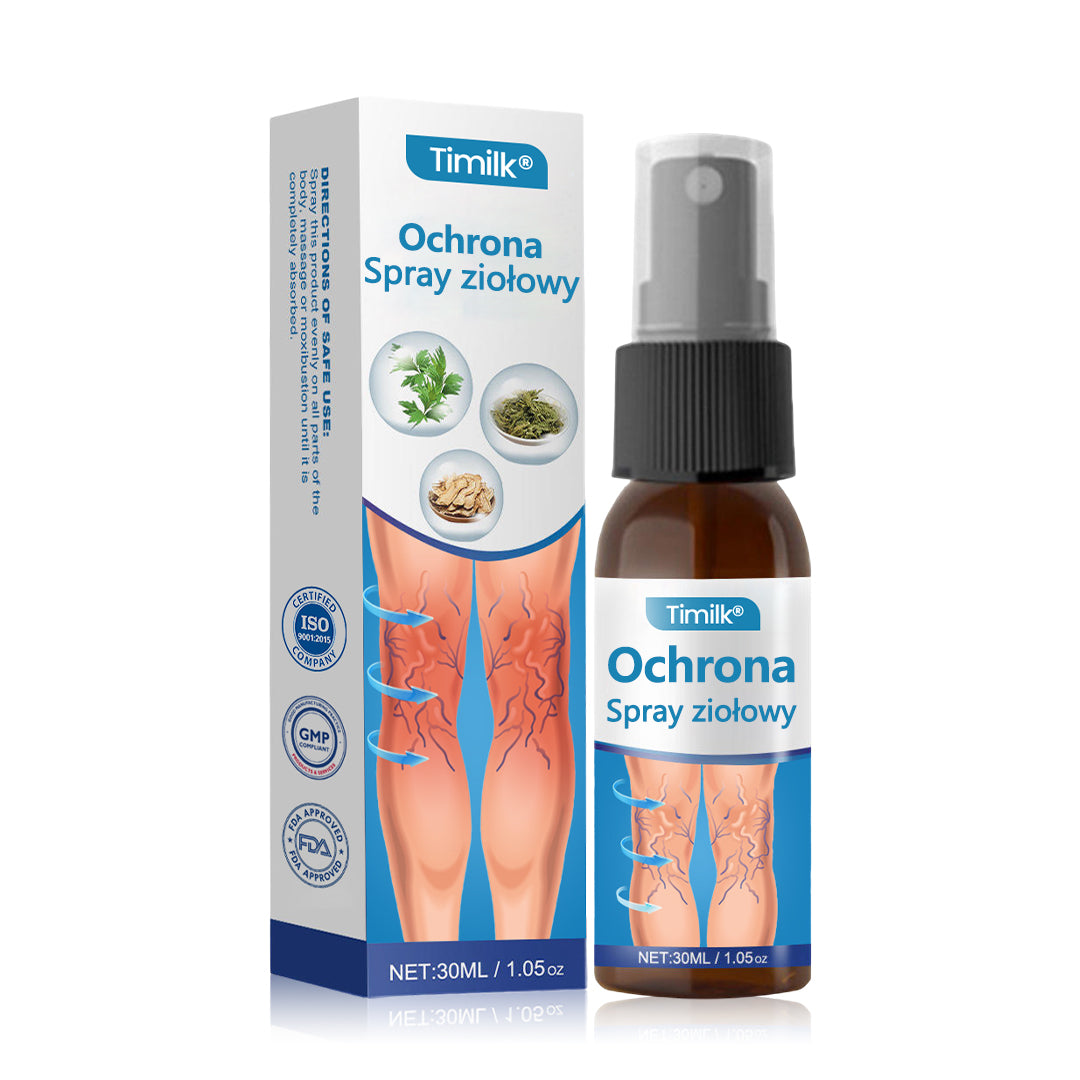 🌿🌿 Timilk® VeinGuard – Ziołowy Spray na Żylaki z Potwierdzoną Skutecznością w 7 Dni!