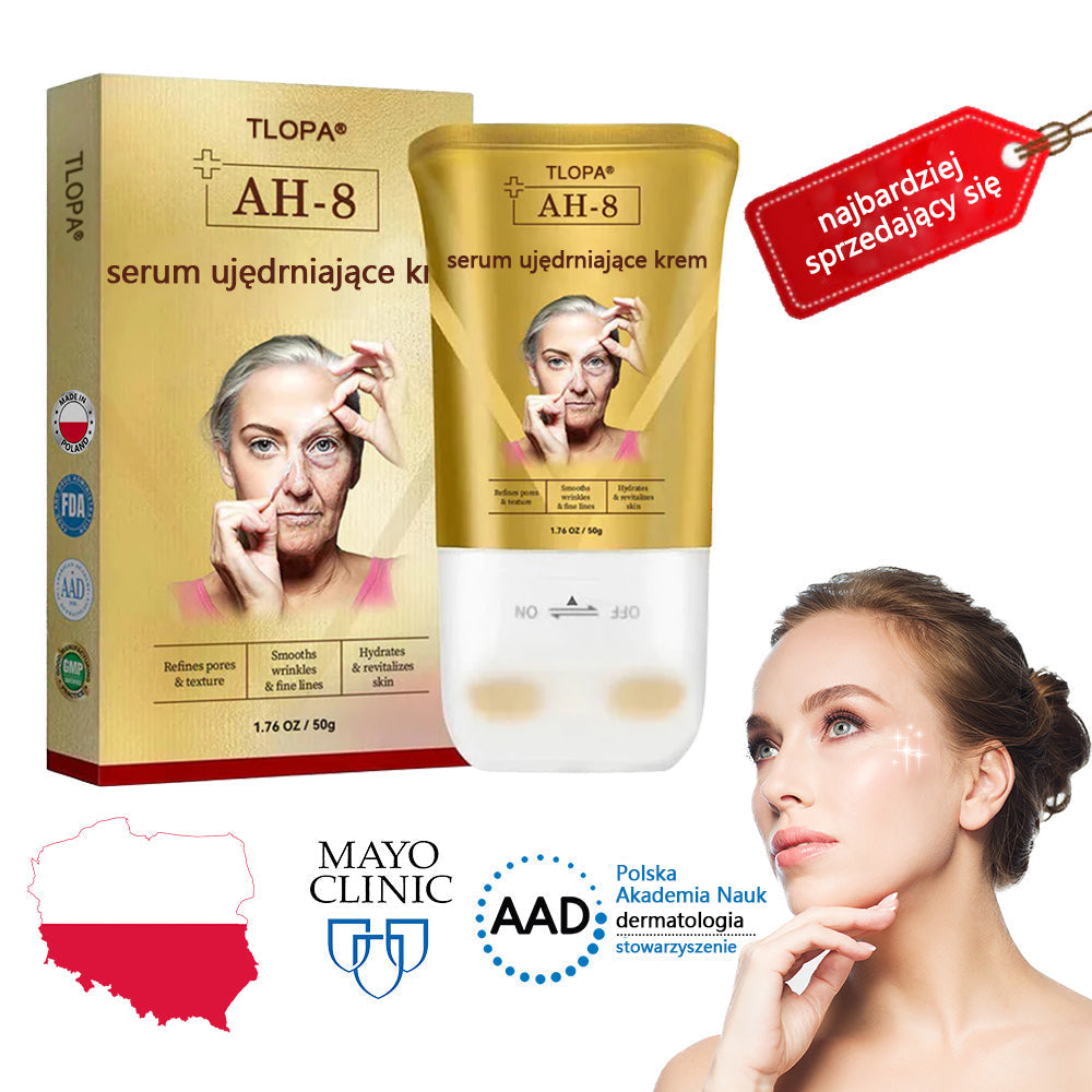 ✨𝗧𝗟𝗢𝗣𝗔® AH-8 Krem ujędrniający do szyi, poprawiający elastyczność skóry, krem do szyi z rolką, nawilżający i ujędrniający balsam, kosmetyki do pielęgnacji skóry, regeneracja skóry (🔥Ostatni dzień 70% zniżki)
