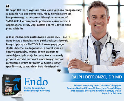 🔥[Zobacz wyniki w ciągu 7 dni 🛡Croaie® SMGT-GLP-1 Nano Microneedle Patch （Bezbolesny, długotrwały, zajmujący się cukrzycą, otyłością i chorobami układu krążenia）.
