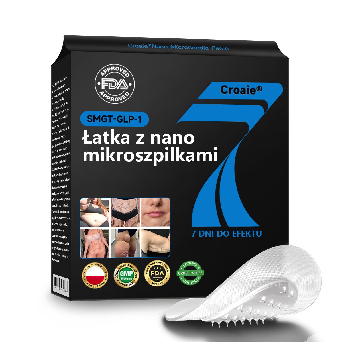 🔥[Zobacz wyniki w ciągu 7 dni 🛡Croaie® SMGT-GLP-1 Nano Microneedle Patch （Bezbolesny, długotrwały, zajmujący się cukrzycą, otyłością i chorobami układu krążenia）.
