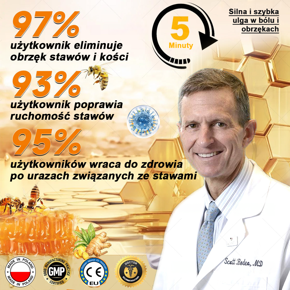 TLOPA® Toksyna botulinowa i jad pszczeli Balsam Łagodzący Ból i Leczenie Kości🐝🌿 (Polecane dla seniorów przez ortopedów)🎁