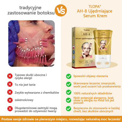✨𝗧𝗟𝗢𝗣𝗔® AH-8 Krem ujędrniający do szyi, poprawiający elastyczność skóry, krem do szyi z rolką, nawilżający i ujędrniający balsam, kosmetyki do pielęgnacji skóry, regeneracja skóry (🔥Ostatni dzień 70% zniżki)