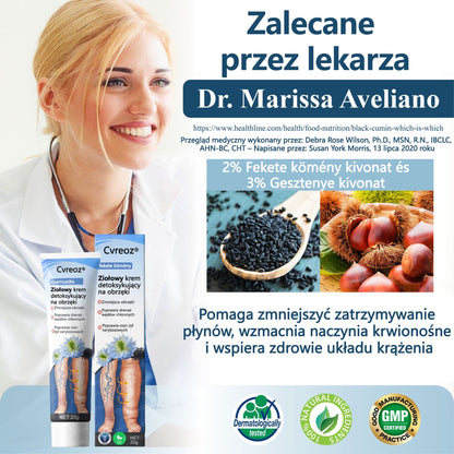 💧💧ATTDX® Krem ziołowy łagodzący obrzęki z czarnuszką