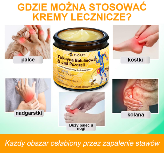 TLOPA® Toksyna botulinowa i jad pszczeli Balsam Łagodzący Ból i Leczenie Kości🐝🌿 (Polecane dla seniorów przez ortopedów)🎁