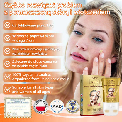 ✨𝗧𝗟𝗢𝗣𝗔® AH-8 Krem ujędrniający do szyi, poprawiający elastyczność skóry, krem do szyi z rolką, nawilżający i ujędrniający balsam, kosmetyki do pielęgnacji skóry, regeneracja skóry (🔥Ostatni dzień 70% zniżki)