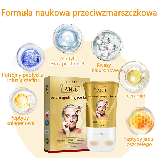 ✨𝗧𝗟𝗢𝗣𝗔® AH-8 Krem ujędrniający do szyi, poprawiający elastyczność skóry, krem do szyi z rolką, nawilżający i ujędrniający balsam, kosmetyki do pielęgnacji skóry, regeneracja skóry (🔥Ostatni dzień 70% zniżki)