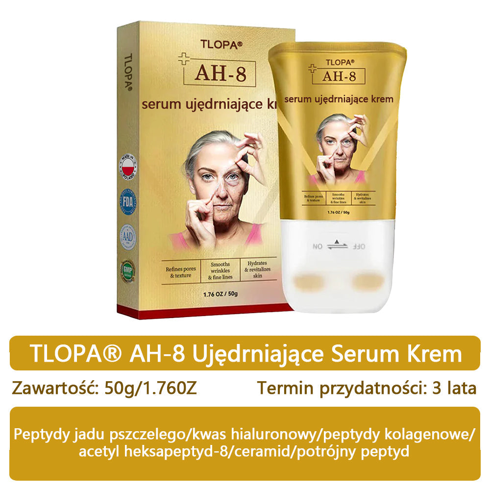 ✨𝗧𝗟𝗢𝗣𝗔® AH-8 Krem ujędrniający do szyi, poprawiający elastyczność skóry, krem do szyi z rolką, nawilżający i ujędrniający balsam, kosmetyki do pielęgnacji skóry, regeneracja skóry (🔥Ostatni dzień 70% zniżki)